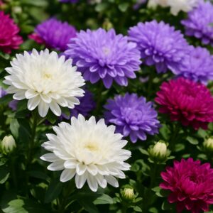 Aster 'powder puffs' - 50 seeds
